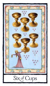 Ӣʼ - Old English Tarot - ʥ - Six Of Cups