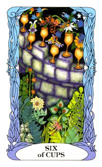 ¹⻨԰ - Moon Garden Tarot - ʥ - Six Of Cups