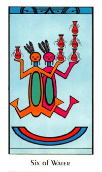 ʥ - Santa Fe Tarot - ʥ - Six Of Cups