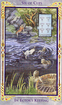 ɪ - Legend Arthurian Tarot - ʥ - Six Of Cups