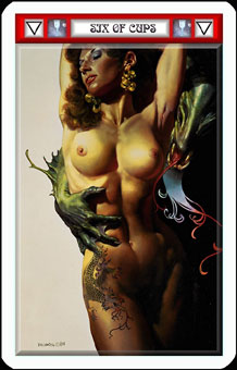 ˹Լ - Boris Vallejo Tarot - ʥ - Six Of Cups