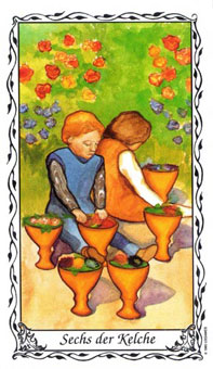 ޵ - Das Hudes Tarot - ʥ - Six Of Cups