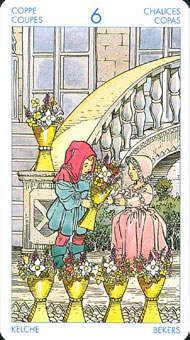 ʥ׳ΰ - Universal Waite Tarot - ʥ - Six Of Cups