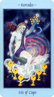  - Celestial Tarot - ʥ - Six Of Cups