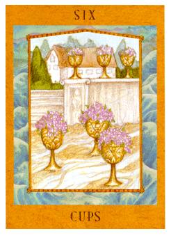 Ů - Goddess Tarot - ʥ - Six Of Cups