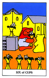 С - Gummy Bear Tarot - ʥ - Six Of Cups