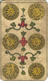 I - I Tarot - Ǯ - Six Of Pentacles