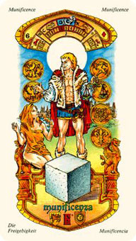 ˹ - Stella Tarot - Ǯ - Six Of Pentacles