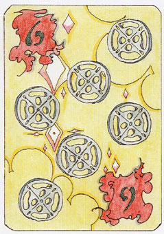  - Tarot of the Dead - Ǯ - Six Of Pentacles