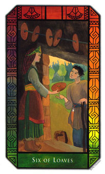 ʷʫ - Kalevala Tarot - Ǯ - Six Of Pentacles