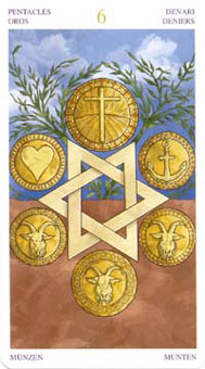 ռ˿ - Wirth Tarot Of Trade Edition - Ǯ - Six Of Pentacles