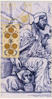 ǧ꣨ƽʱ - Tarot of the III Millenium - Ǯ - Six Of Pentacles