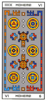 ϲ - Rocambole Tarot - Ǯ - Six Of Pentacles