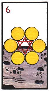  - Esoterico Tarot - Ǯ - Six Of Pentacles