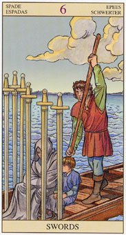 ӽΰ - Tarot of the New Vision -  - Six Of Swords