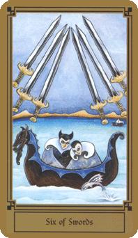  - Fantastical Tarot -  - Six Of Swords