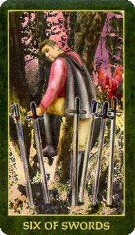 䴫˵ - Folklore Tarot -  - Six Of Swords