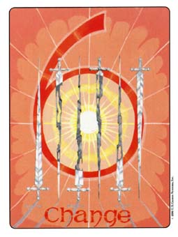  - Gill Tarot -  - Six Of Swords