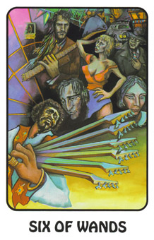  - Karma Tarot - Ȩ - Six Of Wands