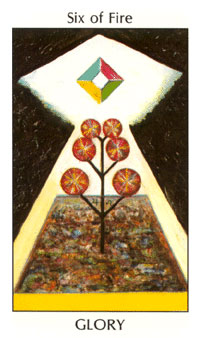  - Tarot of the Spirit - Ȩ - Six Of Wands