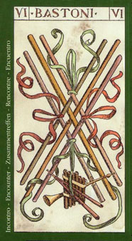  - Tarot Of Master - Ȩ - Six Of Wands