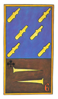 岼˹ - Papus Tarots - Ȩ - Six Of Wands