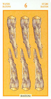 ƽ - Tarots Of The Golden Dawnt - Ȩ - Six Of Wands