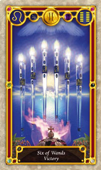 Ѱ - Quest Tarot - Ȩ - Six Of Wands