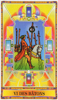 ʯΰ - Diamond Tarot - Ȩ - Six Of Wands