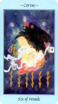  - Celestial Tarot - Ȩ - Six Of Wands