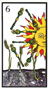  - Esoterico Tarot - Ȩ - Six Of Wands