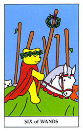 С - Gummy Bear Tarot - Ȩ - Six Of Wands