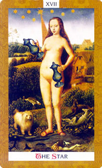 ƽʱ - Golden Tarot -  - The Stars