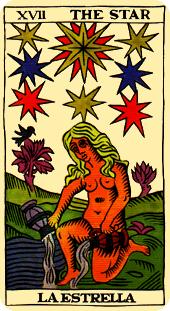  - Marseilles Tarot -  - The Stars