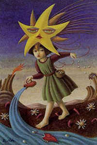 Ģ - Υ Tarot -  - The Stars