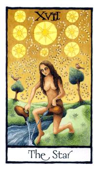 Ӣʼ - Old English Tarot -  - The Stars