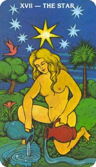 Ħ - Morgan-Greer Tarot -  - The Stars