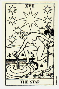 ҹ - Glow In The Dark Tarot -  - The Stars