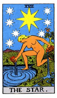 ¡ΰ - Rider Waite Tarot -  - The Stars