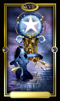 Ѥ - Gilded Tarot -  - The Stars