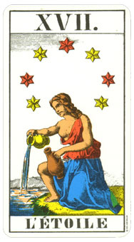 1JJʿ1974 - 1JJ Swiss Tarot 1974 -  - The Stars