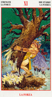  - The Fairy Tarot -  - Strength