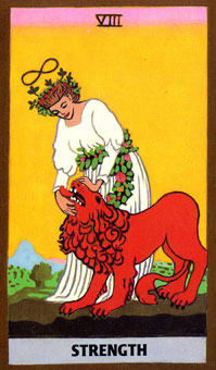 ɫΰ - Golden Rider Tarot -  - Strength