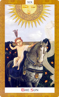 ƽʱ - Golden Tarot - ̫ - The Sun