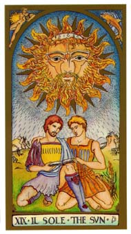 ո - Renaissance Tarot - ̫ - The Sun