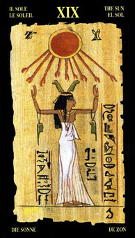  - Egyptian Tarot - ̫ - The Sun