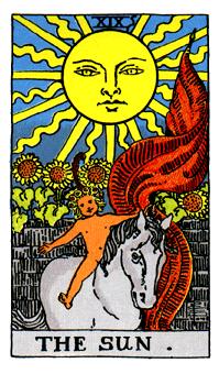 ¡ΰ - Rider Waite Tarot - ̫ - The Sun