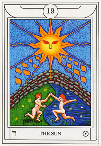 ƽ - Golden Dawn Magical Tarot - ̫ - The Sun