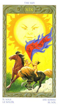 ֮ - Tarot of the Journey to the Orient - ̫ - The Sun