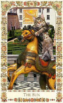 ˲è - Baroque Bohemian Cats Tarot - ̫ - The Sun